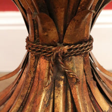 Load image into Gallery viewer, x SOLD Vintage Coco Chanel, Sheath of Wheat Glass Top Table, Coffee Table, Lamp Table B10578
