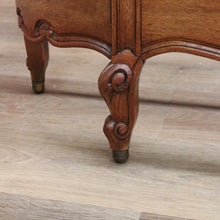 Load image into Gallery viewer, x SOLD Antique French Walnut Bed Frame, includes Head Board Curved Foot Side Rails B10300
