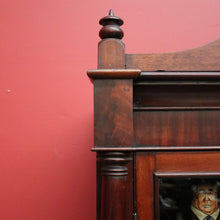 Load image into Gallery viewer, x SOLD Antique English Mahogany Bookcase, 2 Section Bookcase with Cabinet Below. B10383
