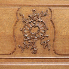 Load image into Gallery viewer, x SOLD Antique French Walnut Bed Frame, includes Head Board Curved Foot Side Rails B10300

