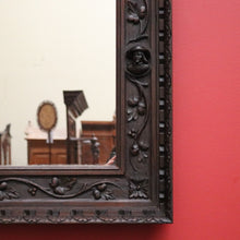 Load image into Gallery viewer, x SOLD Mirror, Antique French Brittany Wall Mirror, Vanity Hall Mirror in Oak Timbers B10543
