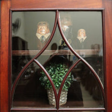 Load image into Gallery viewer, x SOLD Antique English Mahogany Bookcase, 2 Section Bookcase with Cabinet Below. B10383
