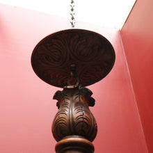 Load image into Gallery viewer, X SOLD Antique French Walnut Six Branch Chandelier, Light Ceiling Light, Pendant Light B10751
