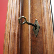 Load image into Gallery viewer, x SOLD Antique French Walnut and Bevelled Glass Door Bookcase Display China Cabinet. B10339
