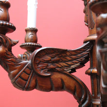 Load image into Gallery viewer, X SOLD Antique French Walnut Six Branch Chandelier, Light Ceiling Light, Pendant Light B10751
