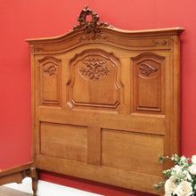 Load image into Gallery viewer, x SOLD Antique French Walnut Bed Frame, includes Head Board Curved Foot Side Rails B10300
