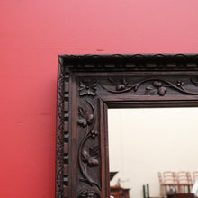 Load image into Gallery viewer, x SOLD Mirror, Antique French Brittany Wall Mirror, Vanity Hall Mirror in Oak Timbers B10543
