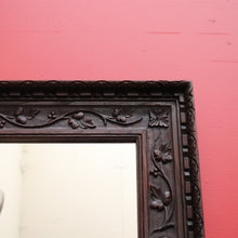 Load image into Gallery viewer, x SOLD Mirror, Antique French Brittany Wall Mirror, Vanity Hall Mirror in Oak Timbers B10543
