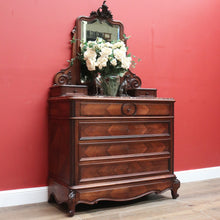 Load image into Gallery viewer, x SOLD Antique French Chest of Drawers, French Rosewood, Marble Mirror Chest of Drawers B11095
