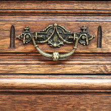 Load image into Gallery viewer, x SOLD - Antique French Sideboard, 2 Height China Cabinet Bookcases Oak Buffet, Cabinet B10542
