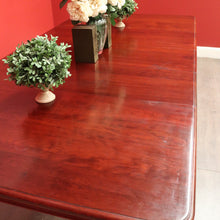 Load image into Gallery viewer, x SOLD Antique French Mahogany Dining Table, Kitchen Table with 3 Extension Leaves. B9874
