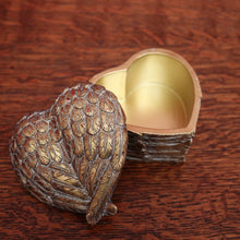 Load image into Gallery viewer, Gold Wing Heart shaped Box - Brand New In Box
