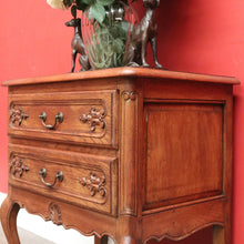 Load image into Gallery viewer, x SOLD Vintage French Chest of Drawers, French 2 Drawer Hall Cabinet Bedside Lamp Table B10461
