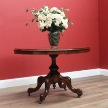 Load image into Gallery viewer, x SOLD Antique English Burr Walnut Table, Sofa Table, Hall Table, Coffee, Centre Table B10798
