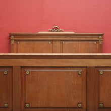 Load image into Gallery viewer, x SOLD Antique French Oak Bed Double Bed Head Foot and Side rails with slats. B10846
