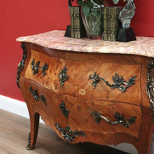Load image into Gallery viewer, x SOLD Antique French Chest of Drawers, Marble Top Hall Cabinet Sideboard with 2 Drawer B10553
