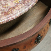 Load image into Gallery viewer, x SOLD Antique French Chest of Drawers, Marble Top Hall Cabinet Sideboard with 2 Drawer B10553
