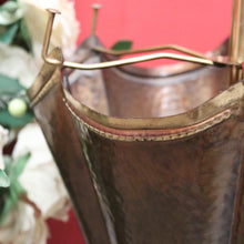Load image into Gallery viewer, x SOLD Brass and Copper Umbrella Holder, 6 Section Walking Stick Holder Umbrella Stand. B10123
