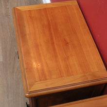 Load image into Gallery viewer, x SOLD Pair of French Bedside Cabinet in Cherrywood, One Drawers  Door Lamp Side Tables B10981
