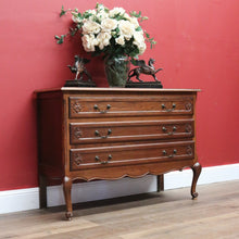 Load image into Gallery viewer, x SOLD Antique French Chest of Drawers, Dark Oak Chest of Three Drawers, Hall Cabinet B10931
