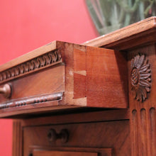 Load image into Gallery viewer, x SOLD Antique French Walnut and Marble Top Lamp Table, Bedside Cabinet, Bedside Tables B10836
