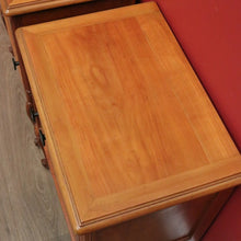 Load image into Gallery viewer, x SOLD Pair of French Bedside Cabinet in Cherrywood, One Drawers  Door Lamp Side Tables B10981
