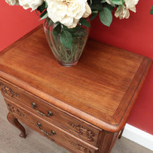 Load image into Gallery viewer, x SOLD Vintage French Chest of Drawers, French 2 Drawer Hall Cabinet Bedside Lamp Table B10461
