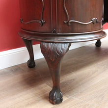 Load image into Gallery viewer, x SOLD Antique English Mahogany Desk, Kidney Shaped Ladies Desk Office Desk with Drawer B10787
