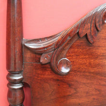 Load image into Gallery viewer, x SOLD Antique Australian Cedar Single Carved Bed, Head, Foot and rails B10733
