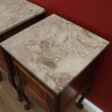 Load image into Gallery viewer, x SOLD Pair of French Antique Bedside Tables, Bedside Cabinets, Lamp Tables Side B10567
