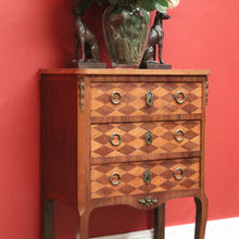 Load image into Gallery viewer, x SOLD Antique French Walnut, Parquetry Chest of Drawers, Hall Cabinet Large Side Table B11034
