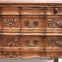 Load image into Gallery viewer, x SOLD Antique French Oak Desk, French Oak Two Drawer Drop Front Writing Bureau Desk B11045
