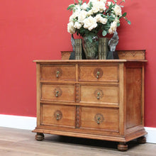 Load image into Gallery viewer, x SOLD Antique French Chest of Drawers, French Oak 5 Drawer Hall Cupboard, Sideboard B10820
