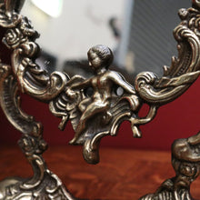 Load image into Gallery viewer, x SOLD Antique French Boudoir Mirror, Antique Brass Dressing Table Mirror Vanity Mirror B10756
