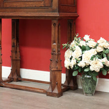 Load image into Gallery viewer, x SOLD Antique French Oak Sacramental Cabinet Gothic Hall Cupboard, Storage Cabinet. B10108
