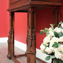 Load image into Gallery viewer, x SOLD Antique French Oak Sacramental Cabinet Gothic Hall Cupboard, Storage Cabinet. B10108
