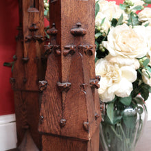 Load image into Gallery viewer, x SOLD Antique French Oak Sacramental Cabinet Gothic Hall Cupboard, Storage Cabinet. B10108
