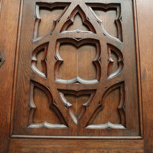 Load image into Gallery viewer, x SOLD Antique French Oak Sacramental Cabinet Gothic Hall Cupboard, Storage Cabinet. B10108
