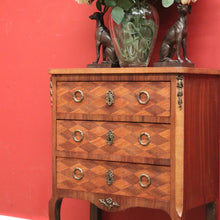 Load image into Gallery viewer, x SOLD Antique French Walnut, Parquetry Chest of Drawers, Hall Cabinet Large Side Table B11034
