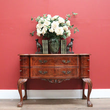 Load image into Gallery viewer, Antique French Burr Walnut Side Cabinet Side Table, Sideboard, Chest of Drawers B10471
