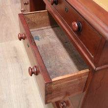 Load image into Gallery viewer, x SOLD Antique Australian Cedar and Leather Office Desk, 9 Drawer Office Study Desk B10731
