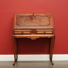 Load image into Gallery viewer, x SOLD Antique French Writing Bureau, Walnut and Burr Walnut Desk Office Desk Bureau. B10337
