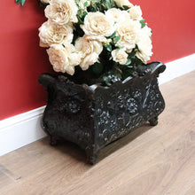 Load image into Gallery viewer, x SOLD Antique French Jardinière, Planter Plant Pot Antique Cast Iron Flower Pot Holder B10771
