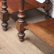 Load image into Gallery viewer, x SOLD Pair of Antique French Bedside Tables, French Oak and Marble Top Lamp Tables B10774
