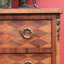 Load image into Gallery viewer, x SOLD Antique French Walnut, Parquetry Chest of Drawers, Hall Cabinet Large Side Table B11034

