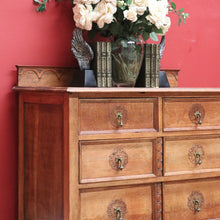 Load image into Gallery viewer, x SOLD Antique French Chest of Drawers, French Oak 5 Drawer Hall Cupboard, Sideboard B10820
