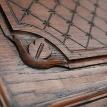 Load image into Gallery viewer, x SOLD Antique French Oak Desk, French Oak Two Drawer Drop Front Writing Bureau Desk B11045
