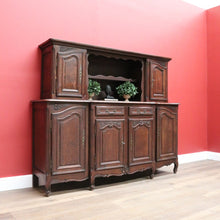 Load image into Gallery viewer, x SOLD Antique French Oak Sideboard, French 2 Height Drinks Cabinet Buffet Sideboard B10666
