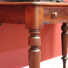 Load image into Gallery viewer, x SOLD Antique English Mahogany 2 Drawer Mirror Back Dressing Table Hall Table Ladies Desk B10715
