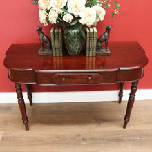 Load image into Gallery viewer, x SOLD Antique Australian Cedar Hall Table, Cedar Sofa Table, Side Table with Drawer B10969
